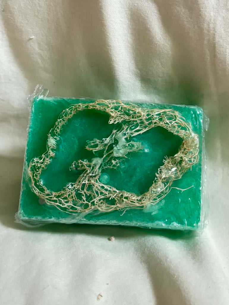Loofah Glycerin Soap - Tea Tree / Bergamot