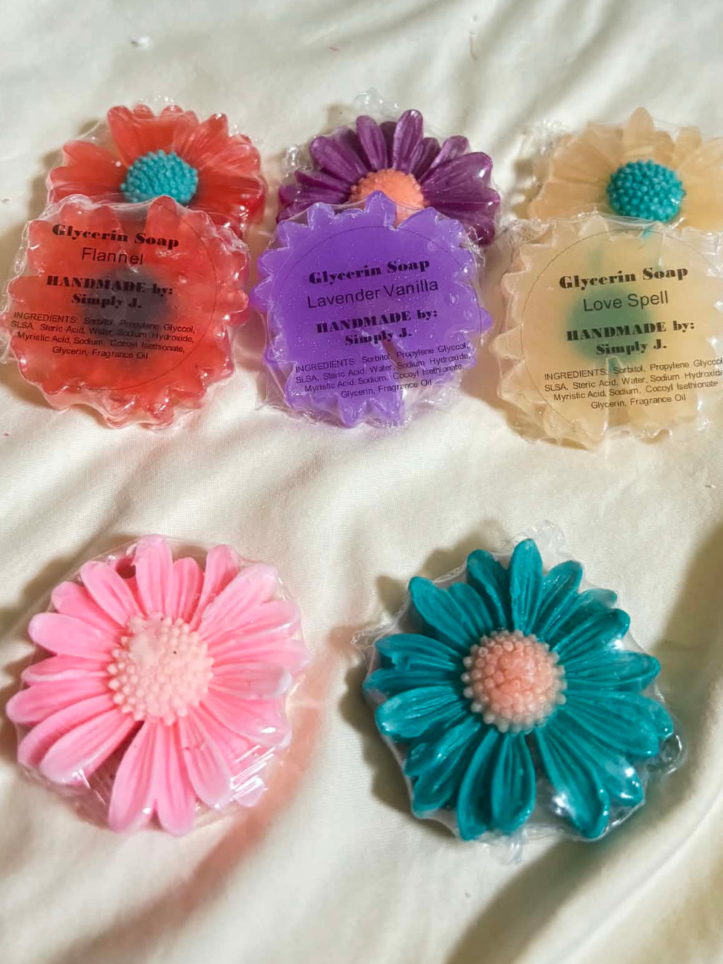 Crazy Daisy Sampler Set - Glycerin Soap